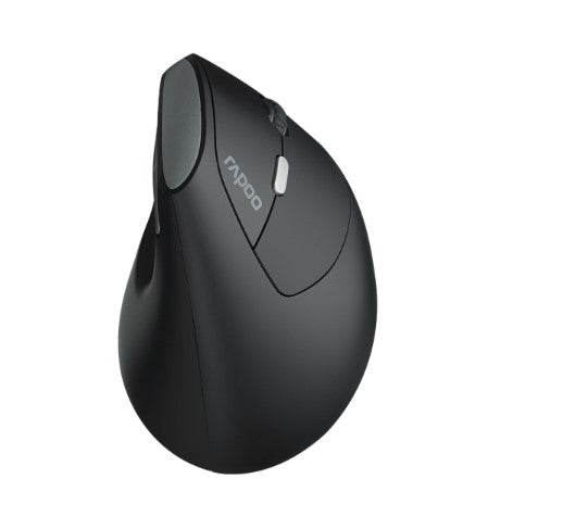 RAPOO EV250 Ergonomic Vertical Wireless Mouse 6 Buttons 800/1200/1600 DPI Optical Silent Click Mice - Black (Renamed from MV20) RAPOO EV250 Ergonomic Vertical Wireless Mouse 6 Buttons 800/1200/1600 DPI Optical Silent Click Mice - Black (Renamed from MV20)